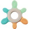 nip - Anello da dentizione | Sostenibile per bambini dai 3 mesi in su, realizzato con oltre il 65% di materie prime naturali. Massaggiare delicatamente gengive, lingua e dentini, turchese/verde