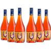 Tavernello Spritz Orange, Spritz Aperitivo Pronto da Bere con Note di Agrumi Siciliani ed Erbe del Mediterraneo, 6.5% Vol, Confezione da 6 Bottiglie da 750 ml