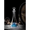 Hoowking Decanter per Vino Dispenser Bevande Decanter Whisky Alcolici Regalo Uomo Compleanno Bottiglia Vetro Vino Personalizzata Teschio Regalo 40 anni Uomo Accessori Vino Regalo Casa