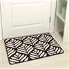 BELICOO Zerbino per interni ed esterni, 50 x 80 cm, nero, lavabile, per cani, ingresso, porta di casa e corridoio