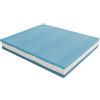 Baldiflex Emporio Materasso Matrimoniale Memory 3 Strati Arcobaleno Deluxe Fresh 160 x 190 cm, Fodera Aloe Vera
