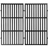BBQ-TORO Griglia per Barbecue in ghisa 26 x 44,5 cm (2 Pezzi) | griglia in ghisa, graticola, Set di Griglie per Barbecue | Accessori per Barbecue, graticola Set