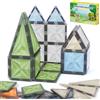 ECHOCUBE Magnetic Building Tiles per Bambini, Set di 26 Pz di Blocchi Magnetici in Colori Naturali, Giochi Educativi di Costruzione per Bambini dai 36 Mesi in su