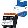 Woungzha 903 XL Cartucce di inchiostro ricambio per HP 903XL compatibili per HP Officejet 6950 Pro 6970 6960 All-in-One (2 nero)