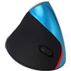 Leyton Lighting Leyton 2.4GUSB Mouse Verticale Fotoelettrico Wireless Conforme al più Recente Design Ergonomico o Mouse Ottico Verticale, Adatto per PC Desktop Desktop (Blu)