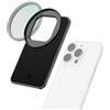 K&F CONCEPT 6,1 Pollici Magnetic Lens Filter Mount Adapter Compatibile con iPhone e Filtri Filettati da 67mm, Compatibile con 16/15/14/13/12, 16/15/14/13/12 Pro (Filtro Non Incluso) 6,1/6,3 Pollici