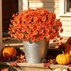Weldomcor 10 fasci di fiori artificiali autunnale, bouquet autunnale, decorazione interne