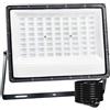 CREATESTAR Faretto Led da Esterno 150W, 15000LM Faretti Led Esterni 6500K luce bianca fredda, IP66 Impermeabile Faro Led Esterno per magazzino, garage, giardino, cortile, parcheggio, campo sportivo