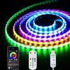 iNextStation 2M Striscia LED RGB Smart IC, 5V USB Strisce LED Dimmerabile | Tagliabili Adesive Luci Luminosa con Music Sincronizzazione APP Controllo Funzione Timer per Gaming Room TV Vetrine Decorare
