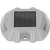 Haofy Luci Solari per Pontili, 12LED Solar Driveway Deck Light Luci per Vialetti a LED IP68 Impermeabile Solar Driveway Dock Lamp per Marciapiede Giardino 600mAH (Luce Bianca)