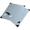 Artnova Tavolozza da tavolo (38 x 30 cm) per artisti in acrilico grigio neutro: con angoli di attrito rimovibili, portatile e leggero, TP001