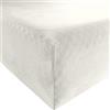 Bella Donna Formesse Bella Donna - Lenzuolo elasticizzato in jersey bianco, misura 120 x 190-130 x 220 cm