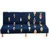 WJHDWYD Copridivano senza braccioli Copridivano elasticizzato Copridivano futon Copridivano senza braccioli con gonna a volant(T6)