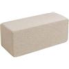EN AyuL Cuscino per testiera rettangolare per divano e braccioli, imbottito in schiuma addensata, cuscino portatile in legno (20 x 20 x 70 cm, beige)