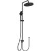 Ideal Standard - Ceraflow T25+, Colonna doccia con deviatore, Kit completo per doccia, Nero seta
