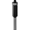Bosch 1 punta per fresa per fresa professionale con cuscinetto inferiore (per legno tenero, legno duro, Ø 12,7 mm, accessorio professionale per router a mano, Trim Router)
