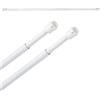 MAURER 5340043 Barra Visillo Extensible 60/78 cm. con Soporte, sin Muelle (2 Piezas)