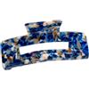 Wambere 1 fermagli per capelli da donna, grandi in acetato, per capelli spessi, antiscivolo, per capelli, accessorio per capelli, per donne, ragazze, blu B