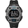 Timex Orologio IRONMAN Classic 30 38 mm - Cassa nera e grigia con display negativo e cinturino in resina nera TW2U30200