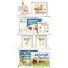 Lifewit Set di 4 Mensole da Muro in Plastica, 38cm Supporto in Vinile per Bambini per Libri/Disco in Vinile/Immagini/Decorazioni, per Organizzare la Camera da Letto/Soggiorno/Bagno/Cucina, Trasparente