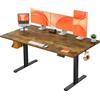 ErGear Scrivania Regolabile in Altezza, Scrivania Ufficio 140 x 70 cm, con Pannello Intelligente a 4 Memorie & Piano Assemblato