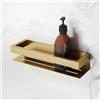 Viverso x match design portaoggetti doccia La: 300 A: 60 P: 95 mm, VU6005BG, x match oro spazzolato [Accessori Bagno > Mensole Doccia]