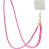 PopSockets Cordino per telefono, supporto per telefono, tracolla - Paracord Boca Pink