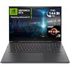 HP OMEN 16-c0005sl Notebook, AMD Ryzen 7 5800H, 16GB Ram DDR4, 1TB SSD NVMe PCIe, Display 16,1 FHD 144Hz IPS, Grafica Nvidia RTX 3070 8GB GDDR6 dedicata, Wi-Fi 6, Windows 11 Home, Grigio