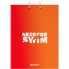 NeedForSwim - Programma Nuoto Master Tascabile | Allenamento per Triatleti e Nuotatori Esperti | Waterproof, 12 Schede, con QRCode e Report Online