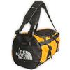 The North Face Gilman Duffel, Borsa da Allenamento Resistente con Spallacci a Zaino e Maniglie Laterali Imbottite, Nero/Giallo, Taglia S, 50L (TNF)