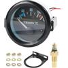 Flaconi Termometro Auto,Manometro Temperatura Acqua,Misuratore Temperatura Dell'acqua,Auto Motore 2 40-120℃ Indicatore Della Temperatura Dell'acqua,Adatto per la Maggior Parte Delle Auto o Motori