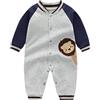 Billion Xin Baby pagliaccetto vestito neonato manica lunga tuta battesimo matrimonio festa vestito servizio fotografico abbigliamento bambino, leone, 6-9 mesi