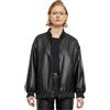 Urban Classics Tb6725-ladies Synthetic Leather Bomber Jacket Giacche Leggere, Nero, L Donna