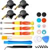 Semaiki 2PCS 3D Joystick Analogico per Nintendo Switch Joy-con, Sostituire Joystick Sinistro/Destro per Nintendo Switch Controller, con Strumenti di riparazione, kit Cacciaviti