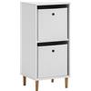 Schildmeyer Mensola pieghevole Torge 160129 bianco opaco, 38,2 x 38,2 x 84,8 cm