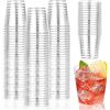 SENENQU Set di 200 bicchieri da colpo in plastica, 50 ml, bicchiere di plastica trasparente, vetro Apero Mini vetro di plastica per Mojito Cocktail Martini Soda Dessert