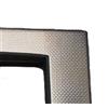 Vimar Serie Eikon - Placca Round 4 Modulo acciaio inox Cotton