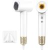 SZO Phon Capelli Professionale, Asciugatura 400 Milioni di Ioni Negativi Motore Brushless da 110.000 giri/min per Asciugatura Rapida 57 dB Intelligente Temperatura per Viaggi e Domestico