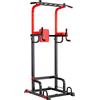 LIFERUN Power Tower Dip Station, Regolabile in Altezza Fitness Strength Station con barra per trazioni, Power Tower multifunzione per allenamento della forza in palestra domestica, caricabile 200KG