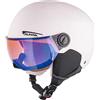 ALPINA Unisex - Bambini, ZUPO VISOR Q-LITE Casco da sci, blue matt, 54-58 cm