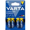 VARTA MICROBATTERY GmbH VARTA LONGLIFE POWER AA STILO 4 PEZZI