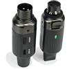 AROMA Trasmettitore e Ricevitore XLR Wireless, Sistema Audio Microfono UHF Senza Fili per Microfoni Dinamici e Mixer PA