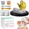 Lilian&Gema kit impronte neonato 3D,impronte mani e piedi neonato 0-6 Mesi, calco mani e piedi Non Tossico, regalo nascita bambino DIY