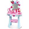 Teorema Giocattoli Specchiera Trucco Bambina Magica, Postazione Trucco con Luci LED Cambia Pattern, Asciugacapelli a Frizione, Tavolo con Cassetto Estraibile e Accessori, Idea Regalo