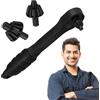 Sucritude Cricchetto per Mandrino - Attrezzo 2 in 1 per Chiave a Brugola del Trapano | Accessori Utensili Antiscivolo Doppia Testa per Serrare e Allentare