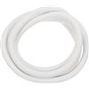 QUARKZMAN Nastro Sigillante Schiuma Silicone, Diametro 12mm (0.47) Lunghezza 2 Metri (6.56 Ft) Guarnizione Gomma Spugna Rotonda Corda Gomma Solida per Macchinari e Industrie, Bianco