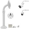 WiTi Base 6 pollici J-Ponte estensibile Staffa Montaggio per Telecamere IP CCTV,40CM-60CM Regolabile Palo Montaggio per il Sistema Telecamere Sorveglianza Sicurezza,Metallo Solido