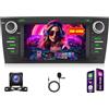 Inefala 2G+64G Android Autoradio per BMW E90 2005-2012, 7 Touchscreen Stereo Auto Bluetooth con Wireless Carplay & Android Auto GPS/WiFi/RDS/FM Mic Retrocamera
