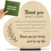 CONTRAXT Thank you Greeting Cards. Thank you gift card special gifts best friend birthday card female male women men friend friendship cards colleagues thank you plaque (Thank you)