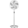 MIDEA Ventilatore a Piantana da Terra 5 Pale Oscillante 3 Velocità con Timer e Telecomando colore Bianco - FS40-18BR
